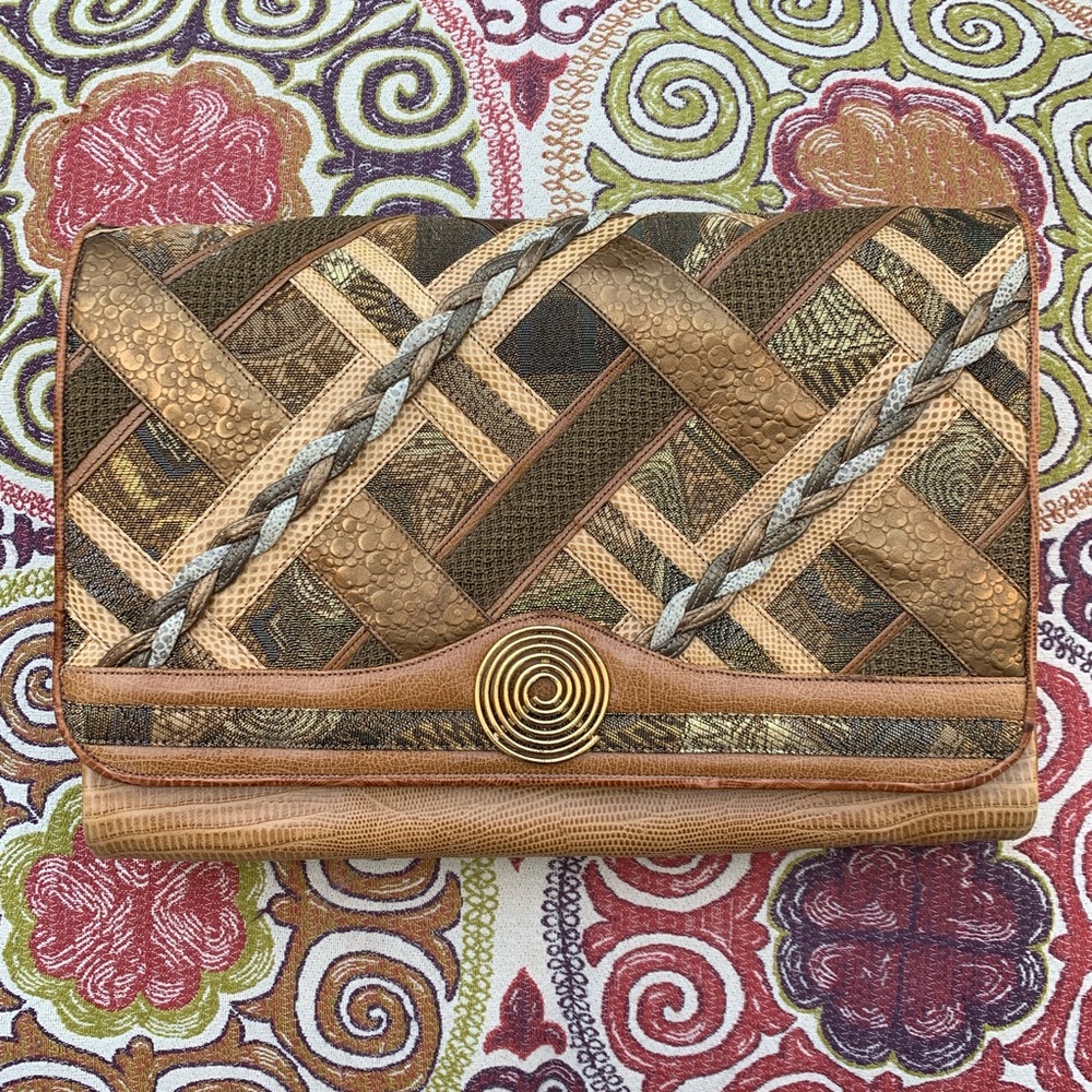 Vintage 1980s Sharif Leather Purse
